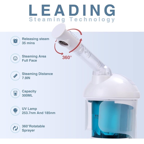 KD-2328 Facial Steamer Nano Ion Ho Mist Face Sprayer Facial steamer - Picture 5 of 6